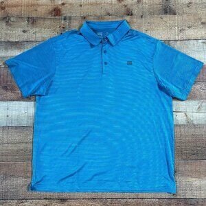 Three Sixty Six Men's Blue Short Sleeve Golf Polo -2XL
